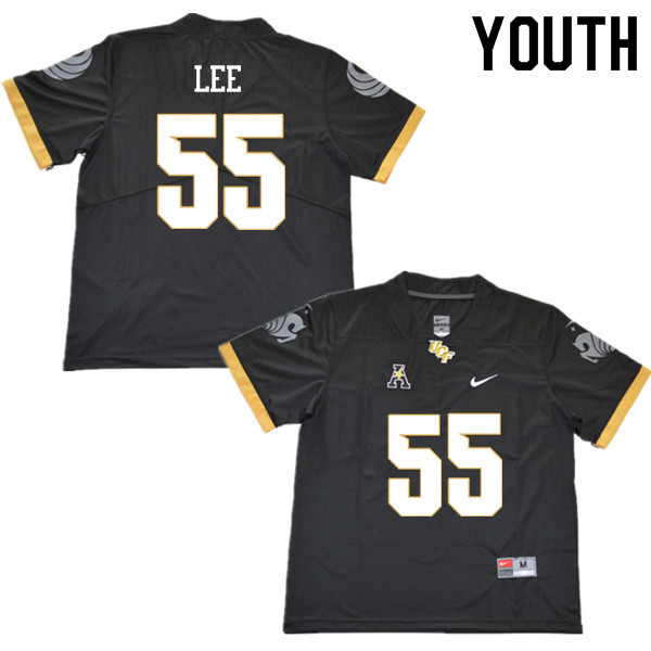 Youth #55 Matthew Lee UCF Knights College Football Jerseys Sale-Black
